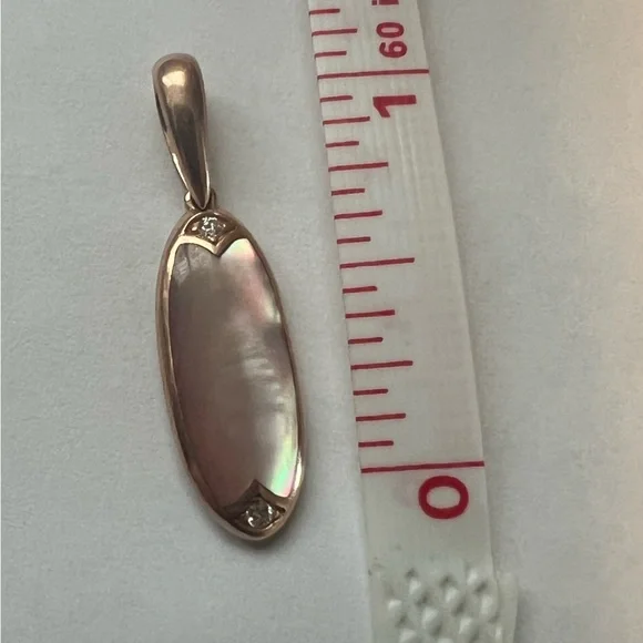 14k gold reversible pendant - Picture 7 of 7